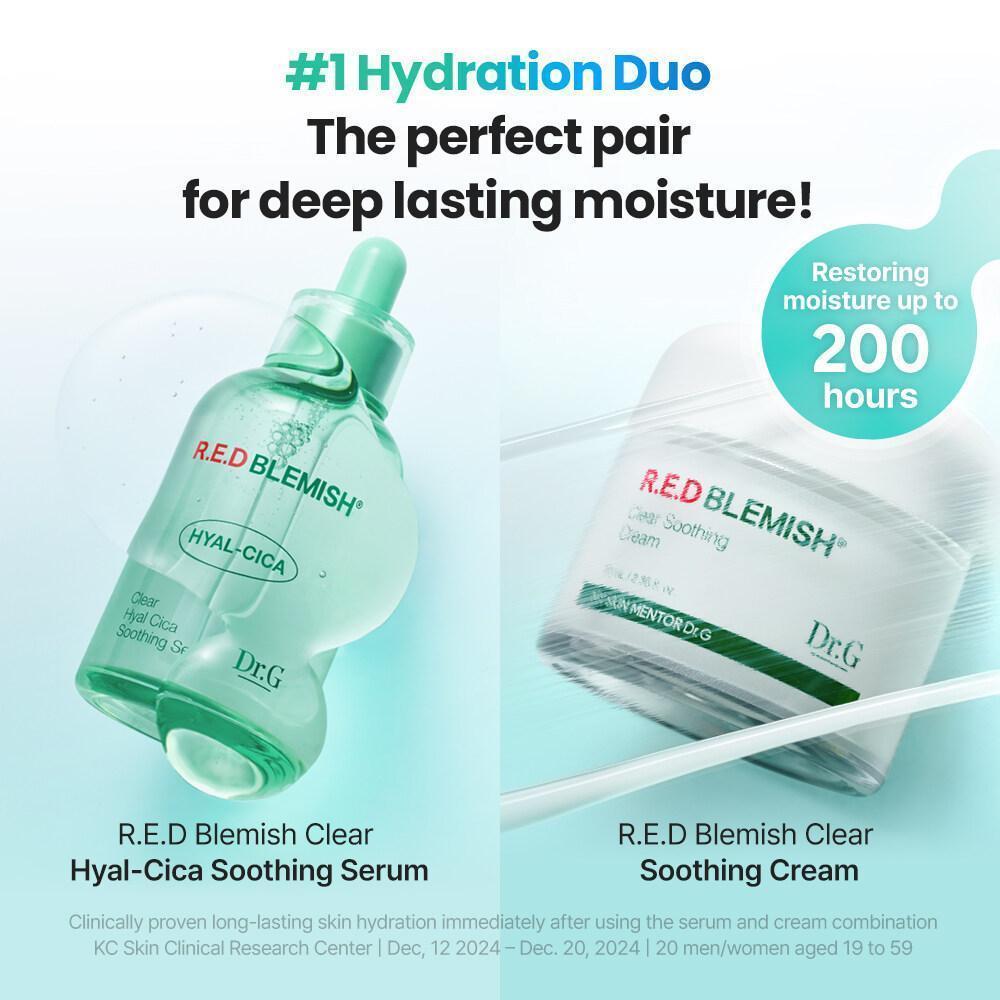 Dr.G Red Blemish Clear Hyal Cica Soothing Serum 50ml - Palace Beauty