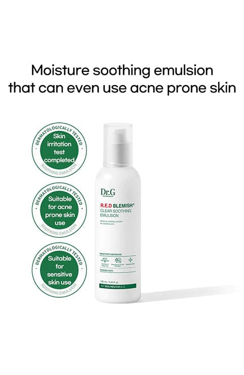 [Dr.G] R.E.D Blemish Clear Soothing Emulsion (120ml/4.05fl.oz.) - Palace Beauty