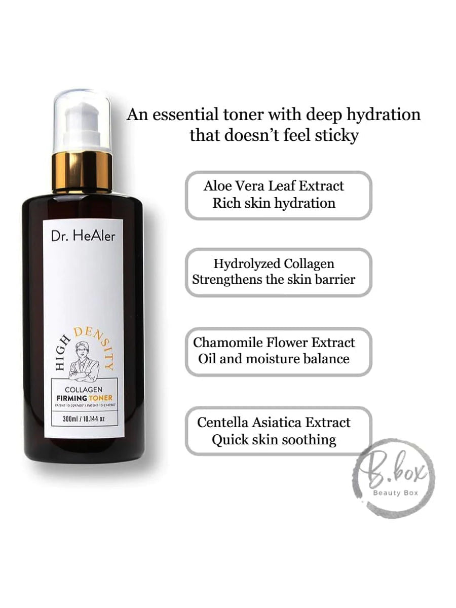 [DR.HeAler] High Density Collagen Firming Toner (300ml / 10.14fl.oz) - Palace Beauty