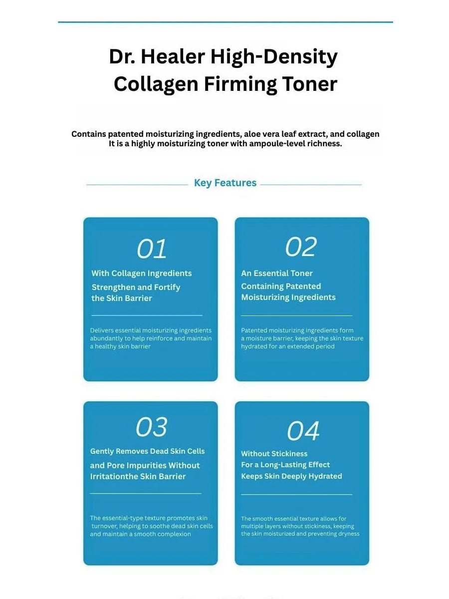 [DR.HeAler] High Density Collagen Firming Toner (300ml / 10.14fl.oz) - Palace Beauty