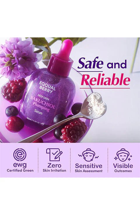 [EQQUALBERRY] Bakuchiol Plumping Serum (30ml/1.01fl.oz) - Palace Beauty