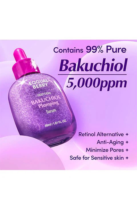 [EQQUALBERRY] Bakuchiol Plumping Serum (30ml/1.01fl.oz) - Palace Beauty