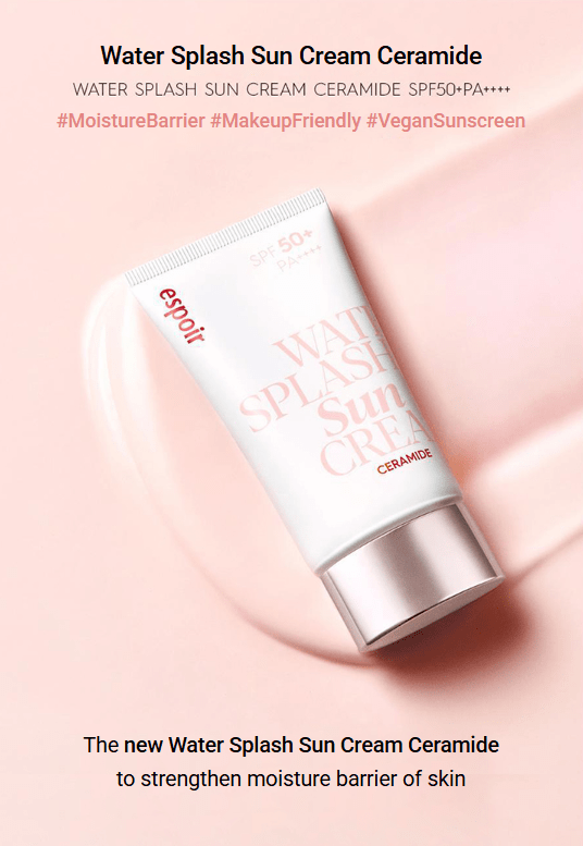 [espoir] Water Splash Sun Cream Ceramide (60mL) - Palace Beauty