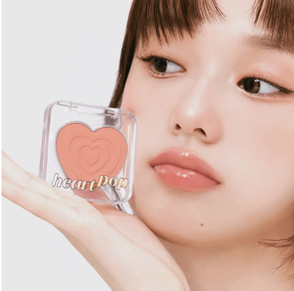 [ETUDE] Heart Pop Blusher Peach Scoop 4g - Palace Beauty