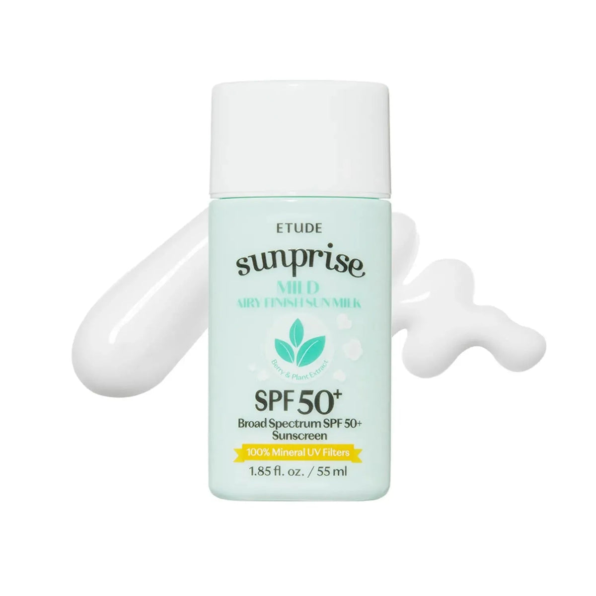 [Etude] Sunprise Mild Airy Finish Sun Milk SPF50+ Broad Spectrum - Palace Beauty