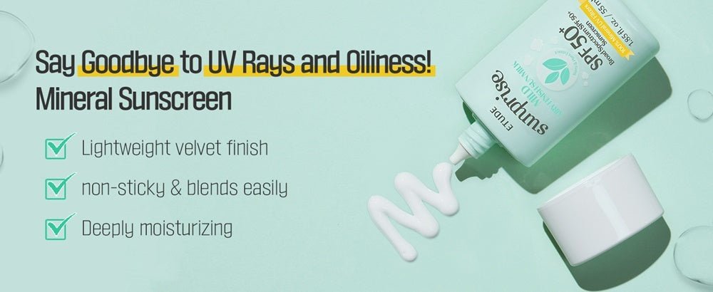 [Etude] Sunprise Mild Airy Finish Sun Milk SPF50+ Broad Spectrum - Palace Beauty