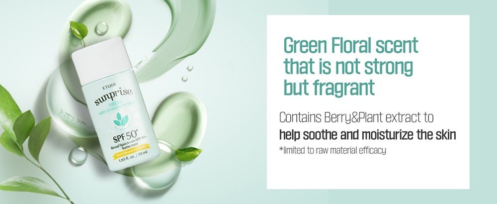 [Etude] Sunprise Mild Airy Finish Sun Milk SPF50+ Broad Spectrum - Palace Beauty