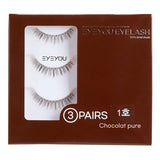 [EYEYOU] Chocolat Pure Eyelash (3Pairs) - 12Style - Palace Beauty