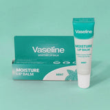 [FOODAHOLIC] Vaseline Moisture Lip Balm Mint 12ml - Palace Beauty