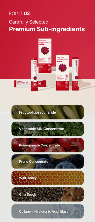 [FOODOLOGY] Coleology Cutting Jelly 1box(10sticks) - Palace Beauty