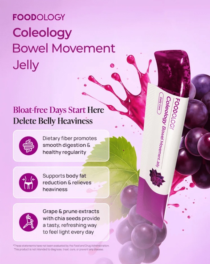 [FOODOLOGY] Coleology Smooth Bowel Jelly 1box(10Sticks) - Palace Beauty