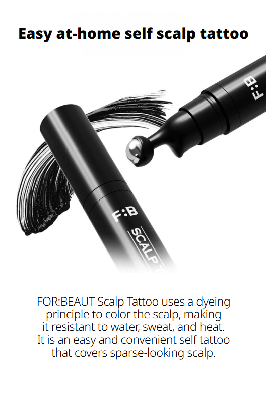 [FOR:BEAUT] Scalp Tatoo 15g (Black or Brown) - Palace Beauty
