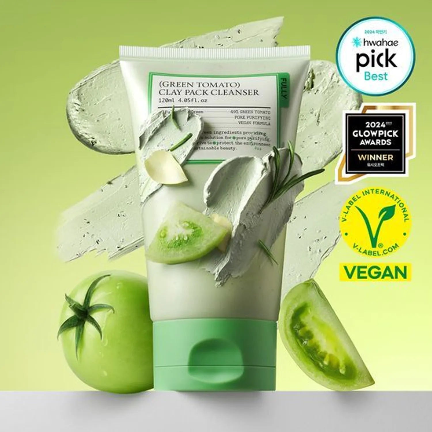 [fully] Green Tomato Clay Pack Cleanser 120ml - Palace Beauty