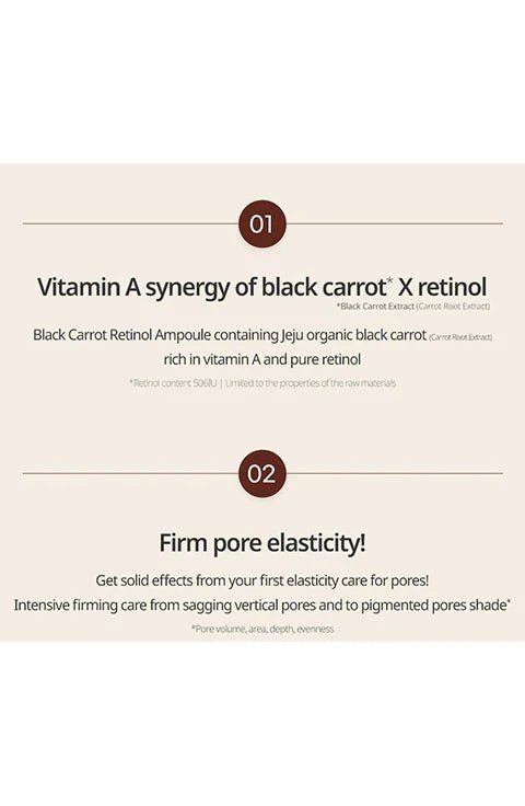 [Goodal] Black Carrot Vita - A Retinol Firming Ampoule (30mL) - Palace Beauty