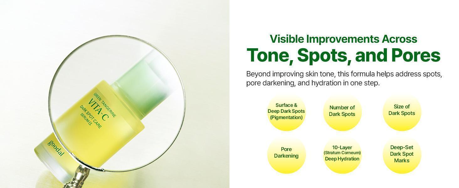 [goodal] Green Tangerine Vita-C Dark Spot Care Serum α Alpha - Palace Beauty
