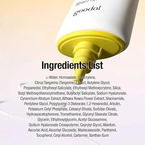 [goodal] Green Tangerine Vita - C Dark Spot UV Defense Sunscreen SPF50 Broad Spectrum (50ml/1.69fl.oz) - Palace Beauty