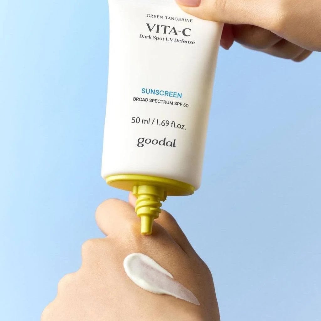 [goodal] Green Tangerine Vita - C Dark Spot UV Defense Sunscreen SPF50 Broad Spectrum (50ml/1.69fl.oz) - Palace Beauty