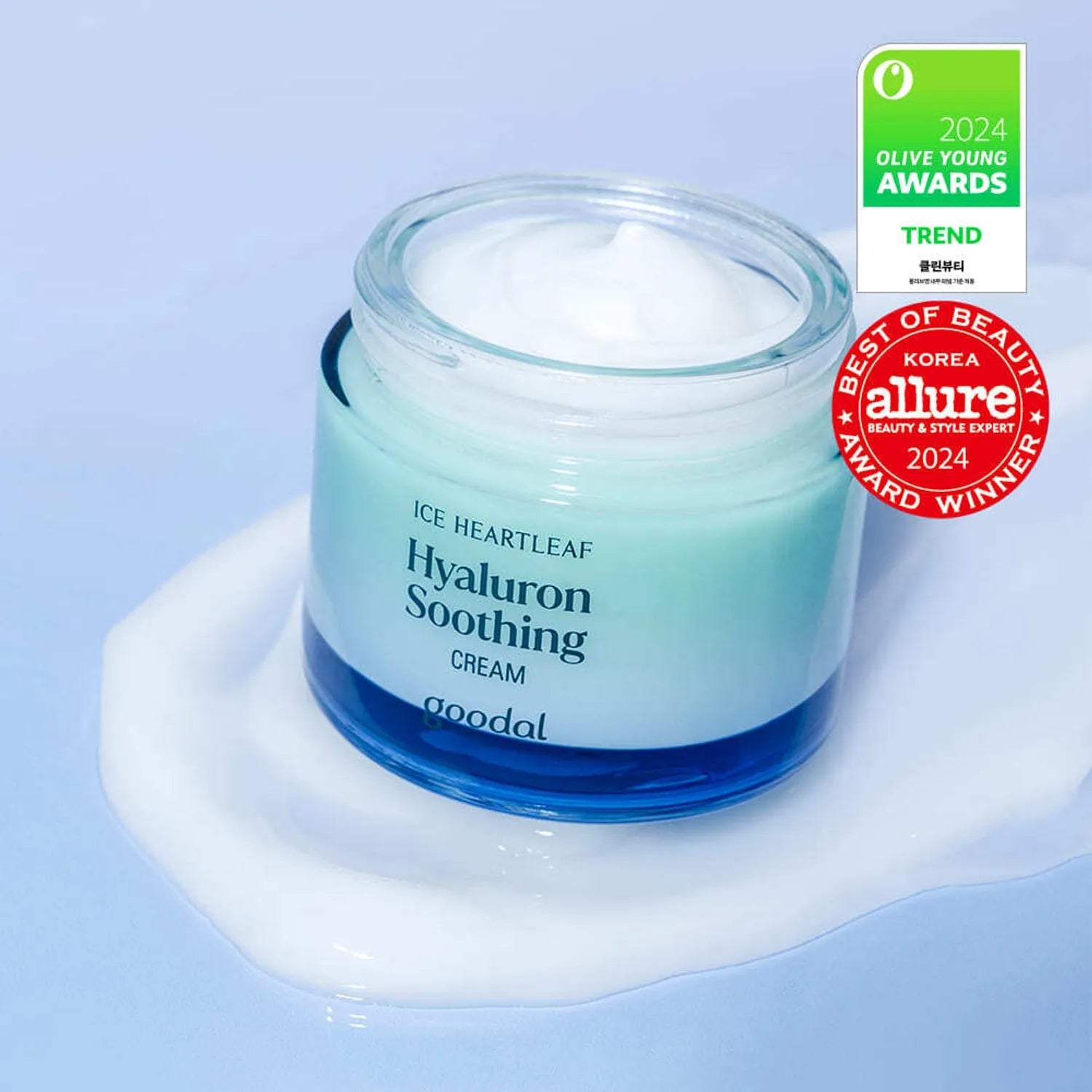 [goodal] Heartleaf Hyalron Soothing Cream 75ml - Palace Beauty