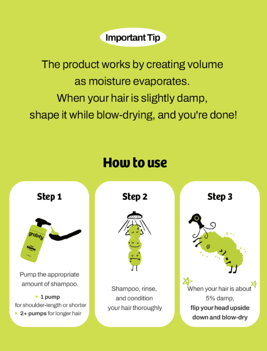 [grabity] Hair Lifting Shampoo Extra Strong Hair Loss care 475ml - Palace Beauty