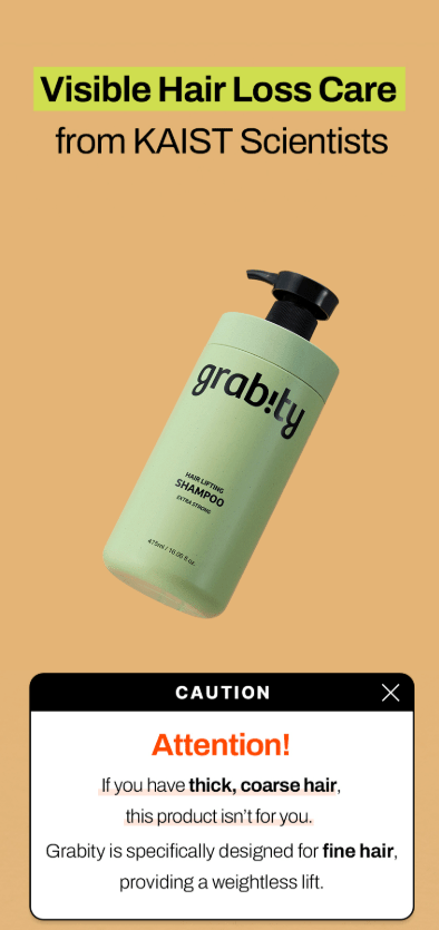 [grabity] Hair Lifting Shampoo Extra Strong Hair Loss care 475ml - Palace Beauty