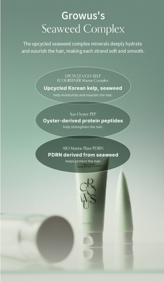 [GROWUS] Algae Therapy Mineral No Wash Treatment 150ml - Palace Beauty