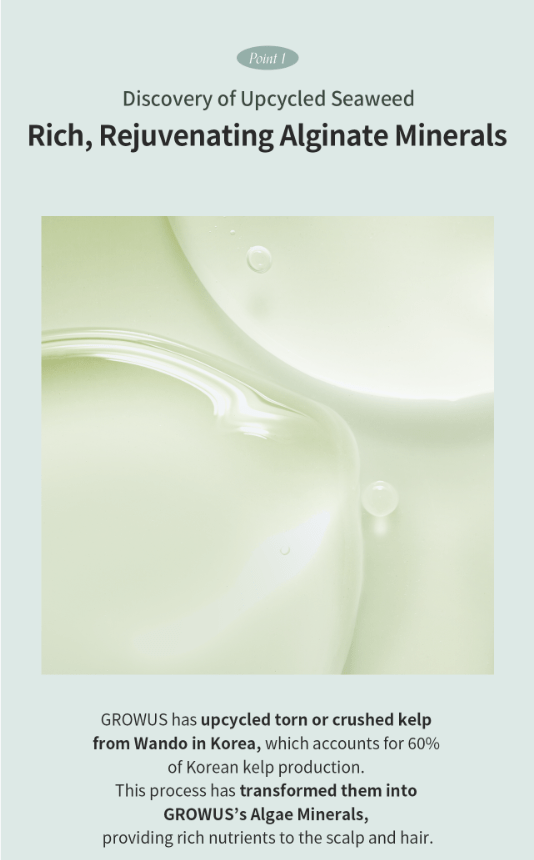 [GROWUS] Algae Therapy Mineral No Wash Treatment 150ml - Palace Beauty