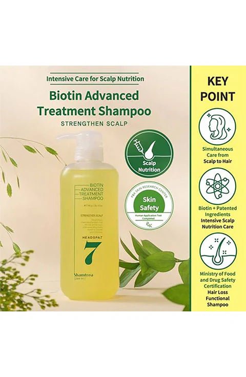 [HEADSPA7] Biotin Advanced Treatment Shampoo (740g/26.10fl.oz) - Palace Beauty