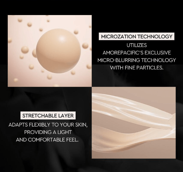 [HERA] Black Cushion Foundation SPF34/Pa++ 24H Skin Fit Cover (with refill) latest version - Palace Beauty