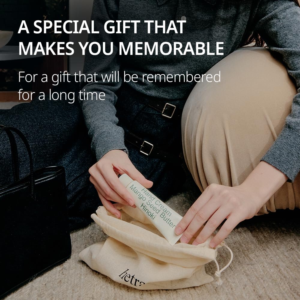 [hetras] Mango Seed Butter Perfume Hand Cream (50mL) Hinoki - Palace Beauty