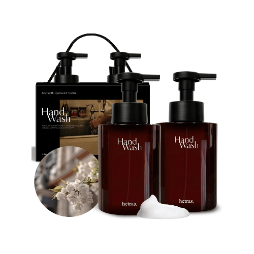 [hetras] Perfumed Bubble Hand Wash Flower Park (515mlX2) - Palace Beauty