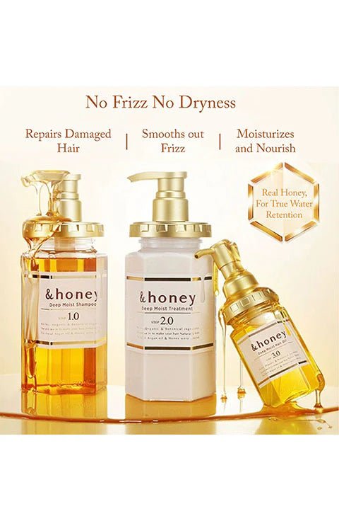 & HONEY Deep Moist (440ml/14.87fl.oz) - Palace Beauty