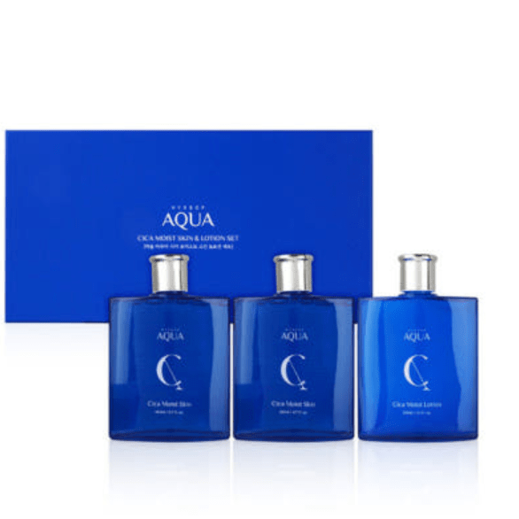 [HYSSOP] Aqua Cica Moist Set (2toners&1lotion) - Palace Beauty
