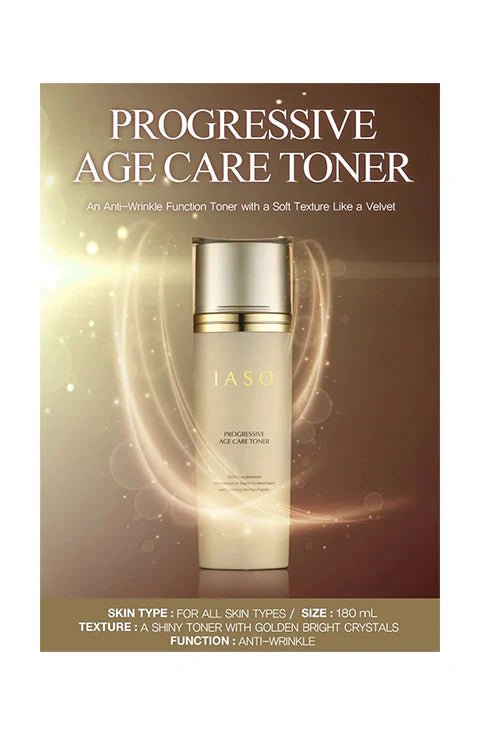 [IASO] Progressive Age Care Toner (180ml/6.1fl.oz) - Palace Beauty