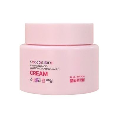 [ILYANG] SOCCOINSIDE Hyaluronic Acid Low Molecular Girl Collagen Cream (90ml) with FREE mini - size cream(20ml) - Palace Beauty