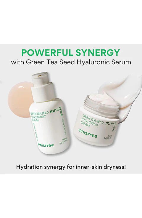 [INNISFREE] Green Tea Seed Hyaluronic Cream (50ml) - Palace Beauty