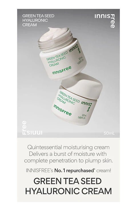[INNISFREE] Green Tea Seed Hyaluronic Cream (50ml) - Palace Beauty