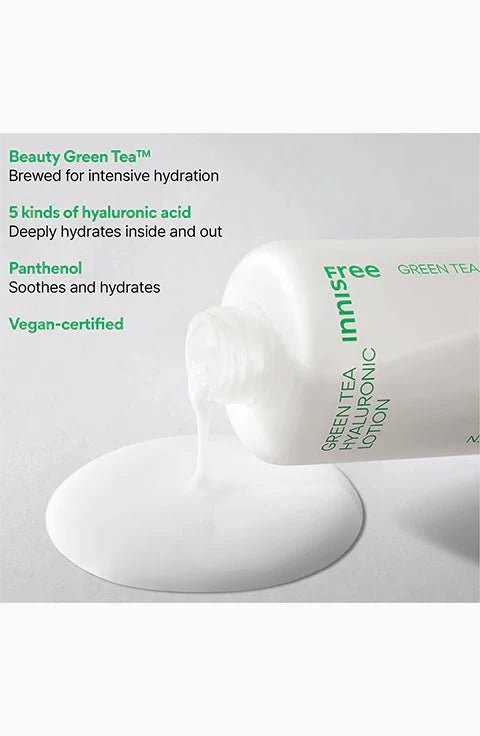 [innisfree] Green Tea Seed Hyaluronic Lotion (170ml/5.74fl.oz) - Palace Beauty