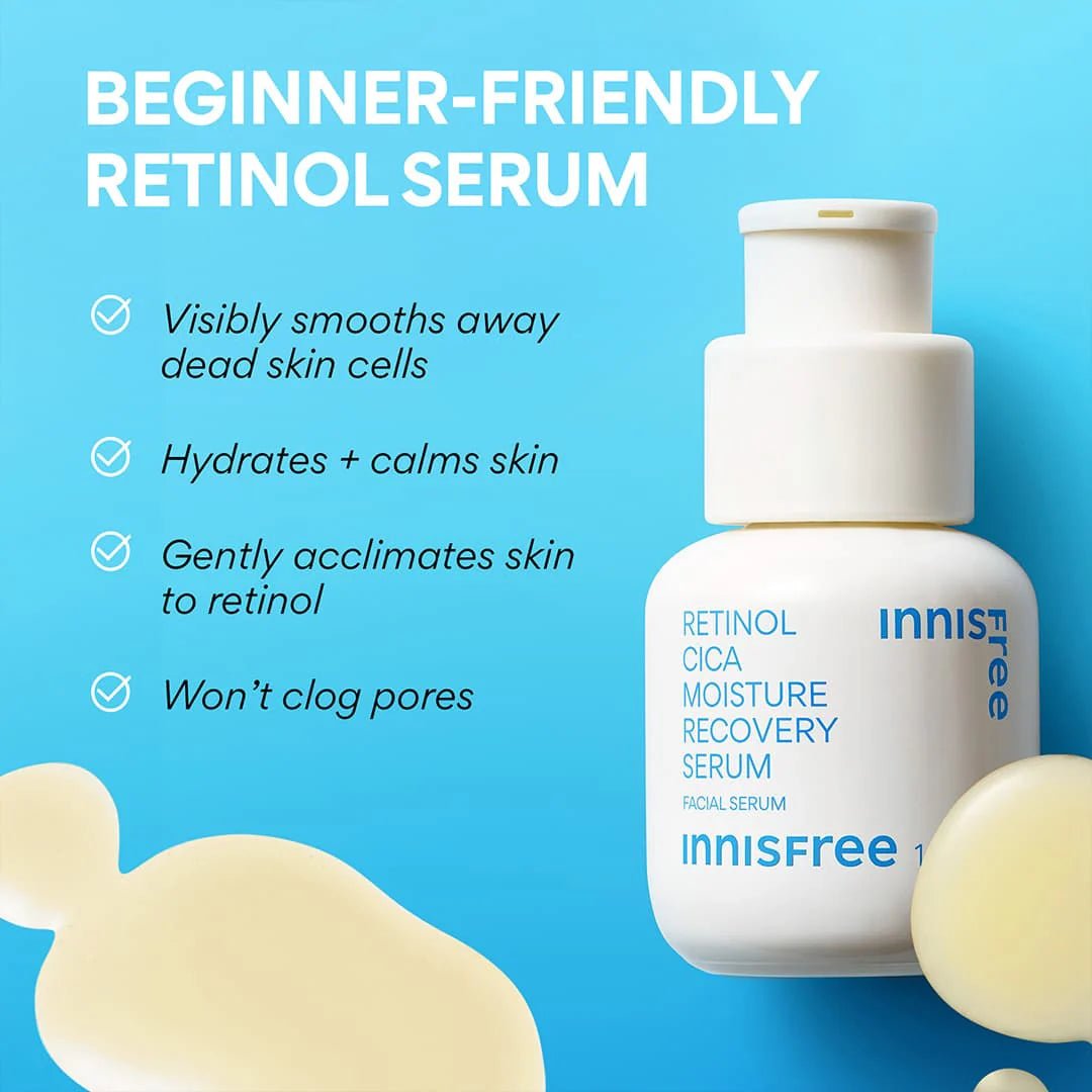 [innisfree] Retinol Cica Moisture Recovery Serum (30ml/1.01fl.oz) - Palace Beauty