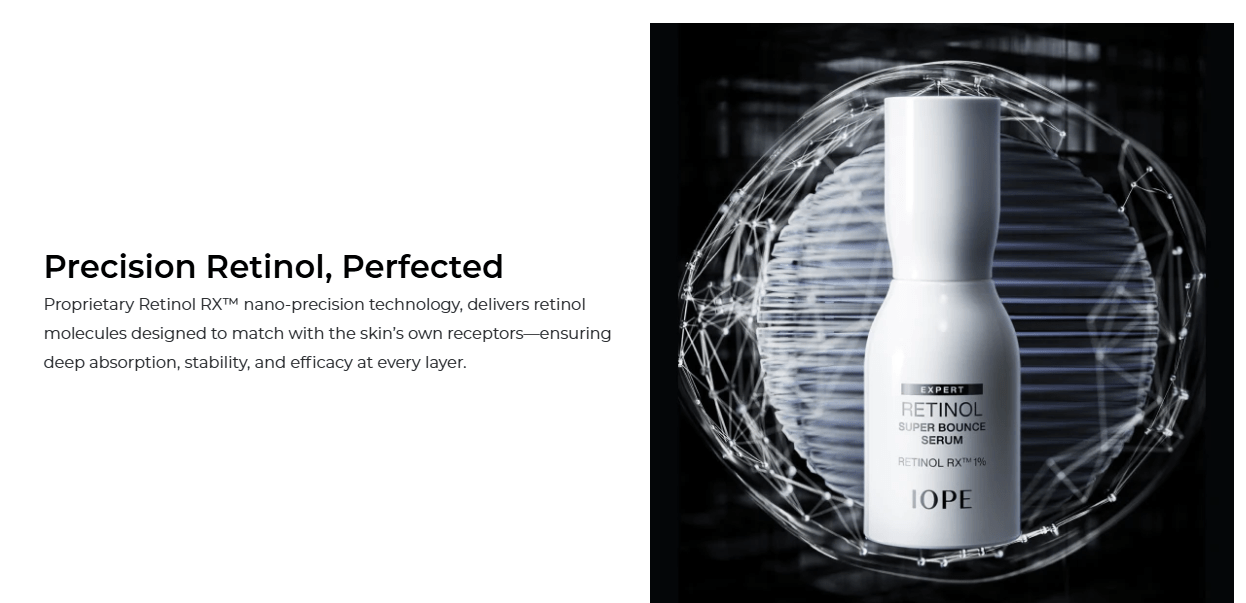 [IOPE] Retinol Super Bounce Serum RX™ 1% (30ml) - Palace Beauty