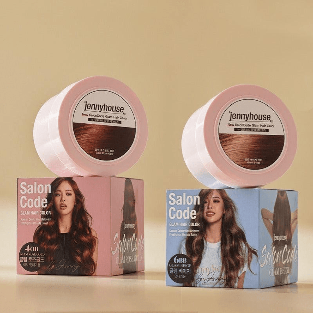 [JENNY HOUSE] New Salon Code Glam Hair Color 70ml - Palace Beauty