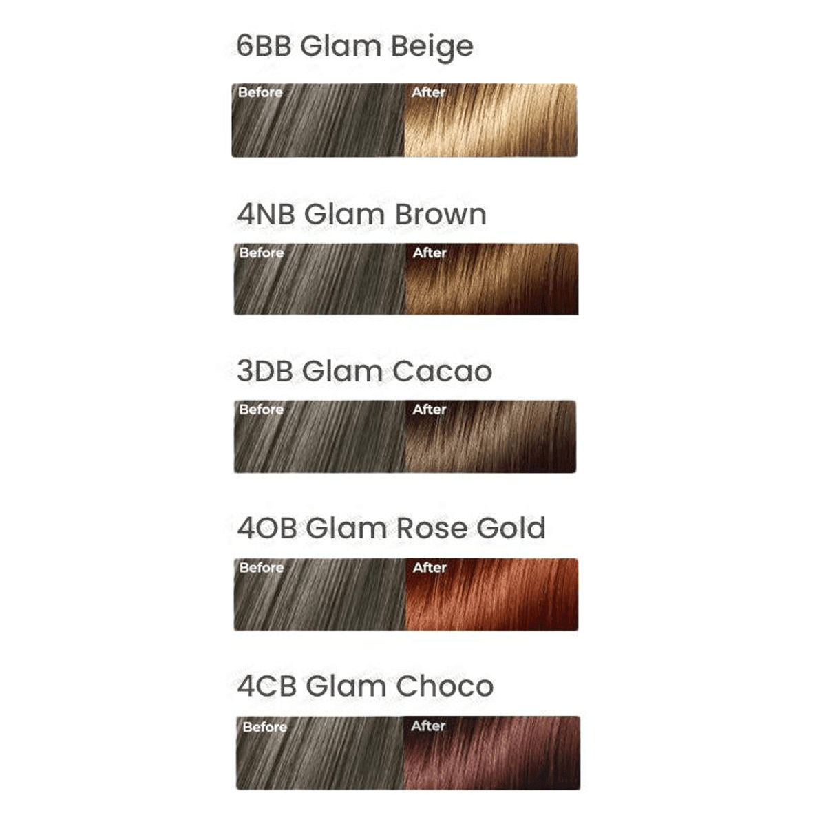 [JENNY HOUSE] New Salon Code Glam Hair Color 70ml - Palace Beauty