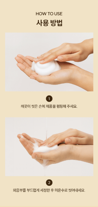 [Jilgyungyi] Daily Ecoa Wash Foam Type (Feminine Wash) 150g - Palace Beauty