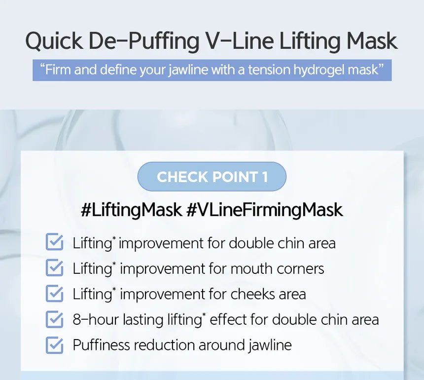 [JUNG SAEM MOOL] Essential Mool V Lifting Mask (1pc or 1box(5pc) - Palace Beauty