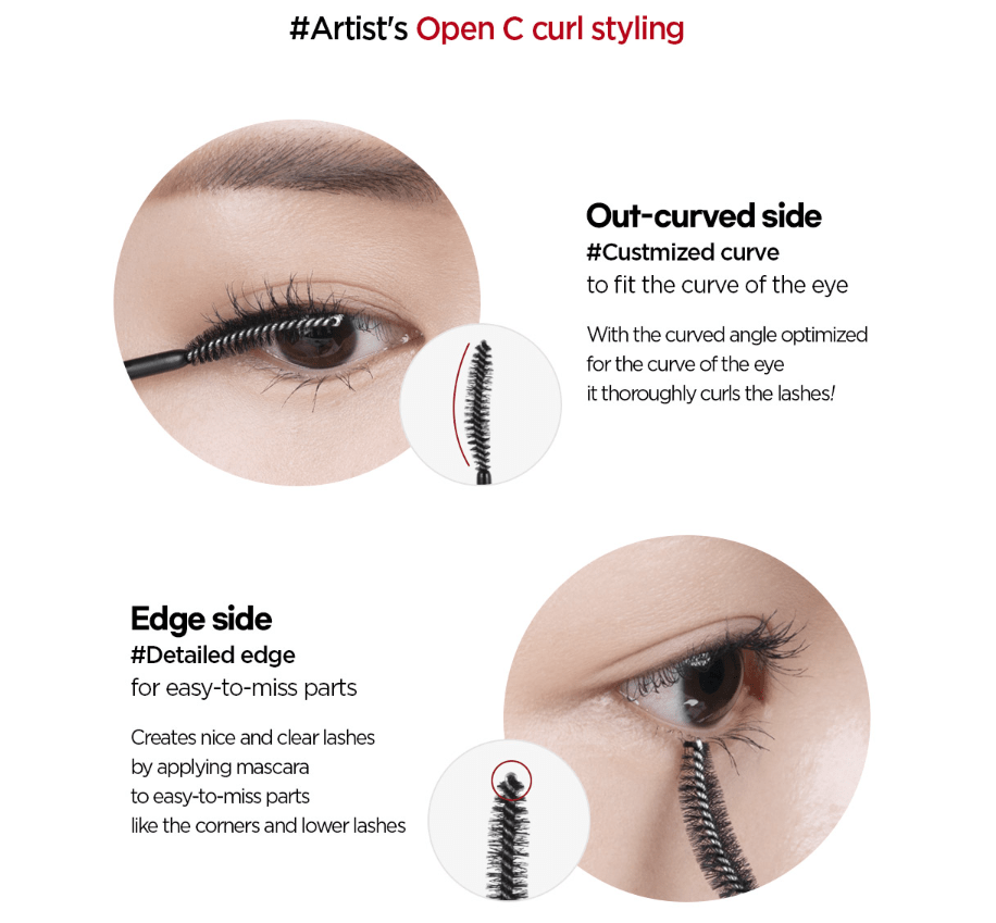 [JUNG SAEM MOOL] Style Up Lash Mascara (Black) - Palace Beauty