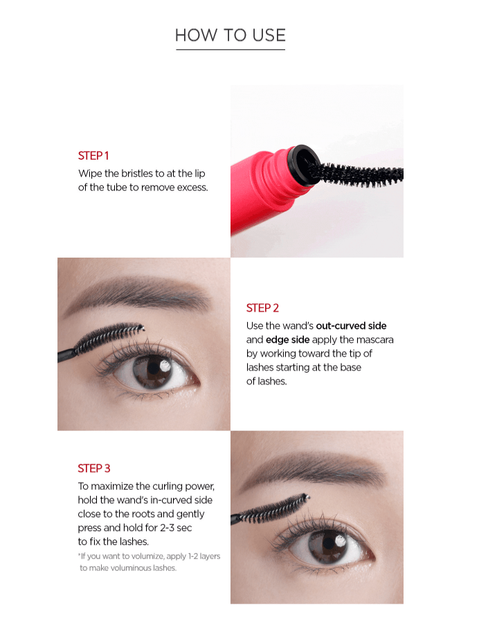 [JUNG SAEM MOOL] Style Up Lash Mascara (Black) - Palace Beauty