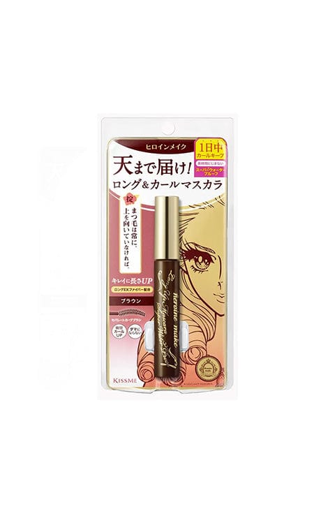 [KISS ME] Heroine Make Long Up Mascara Super Waterproof [black/brown] (6g) - Palace Beauty