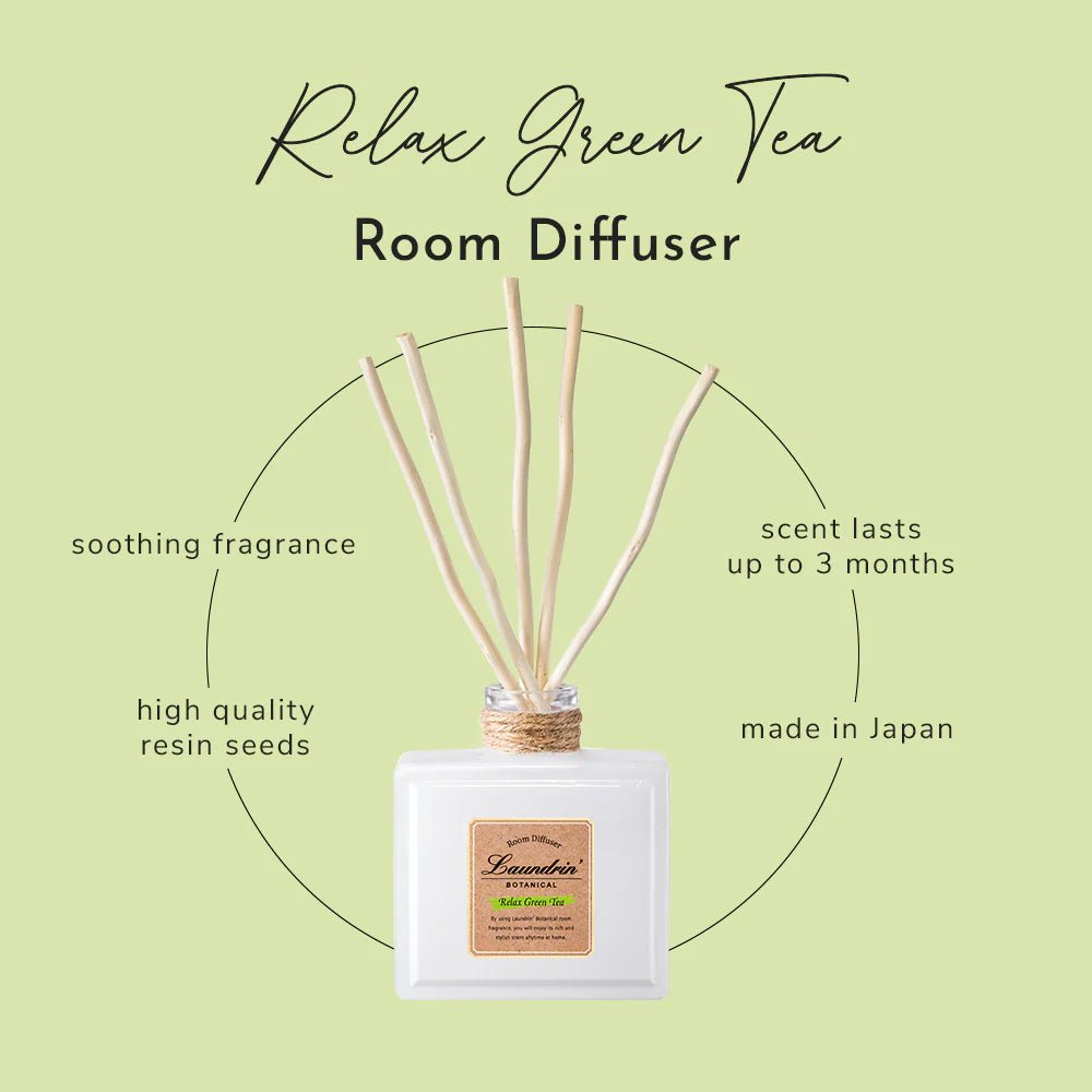 [Laundrin] Botanical Room Diffuser Relax Green Tea (80ml) - Palace Beauty