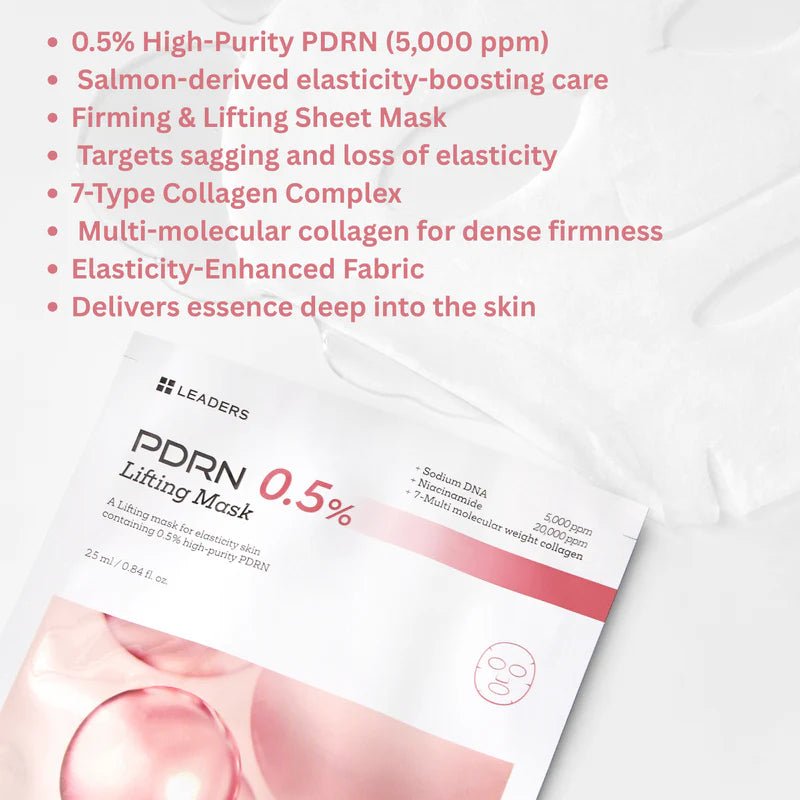 [LEADERS] PDRN 0.5% Lifting Mask - Palace Beauty