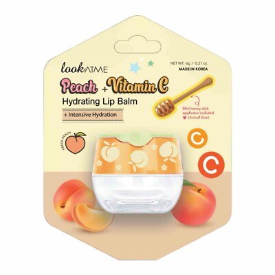 [lookATME] Peach and Vitamin C Hydrating Lip Balm - Palace Beauty
