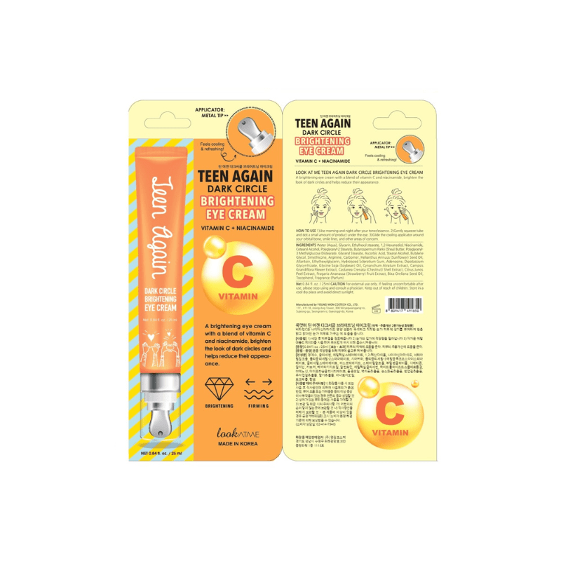 [LOOKATME TEEN AGAIN] DARK CIRCLE BRIGHTENING EYE CREAM 25ML - Palace Beauty